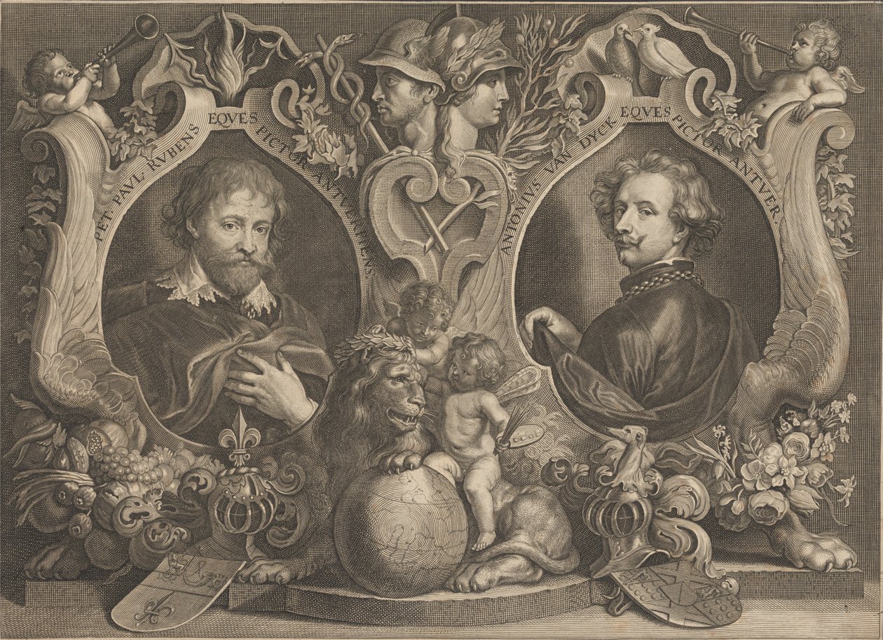 Paulus Pontius - Antonius Van Dyck Eques i Peter Paul Rubens Eques - Google Art Project autorstwa Paulus Pontius