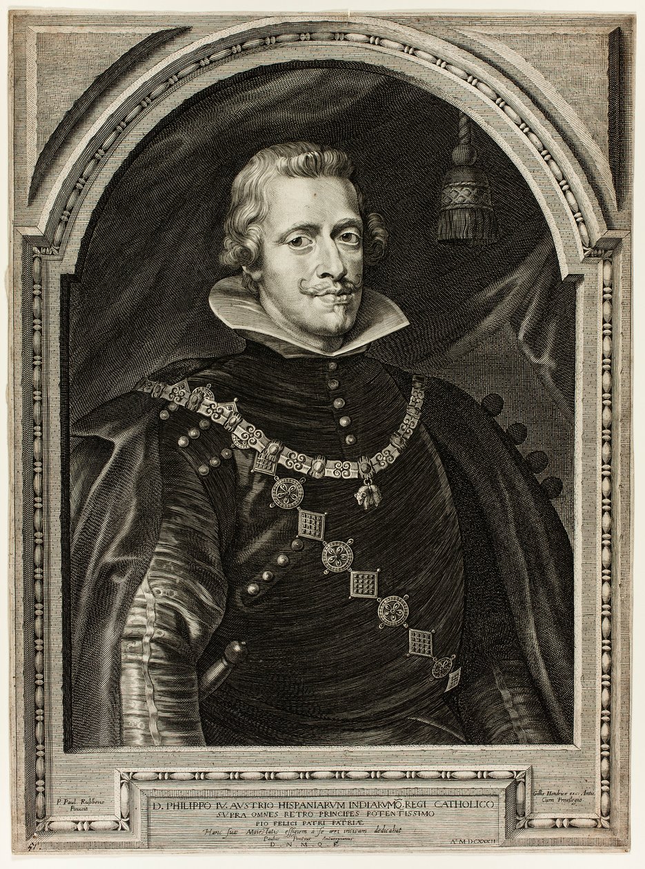 Filip IV, król Hiszpanii autorstwa Paulus Pontius