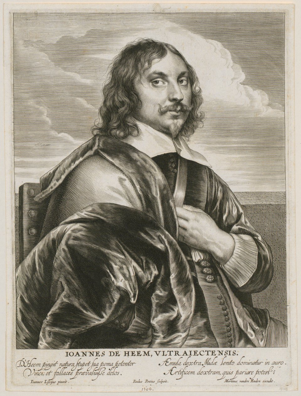 Portret Johannesa de Heema autorstwa Paulus Pontius