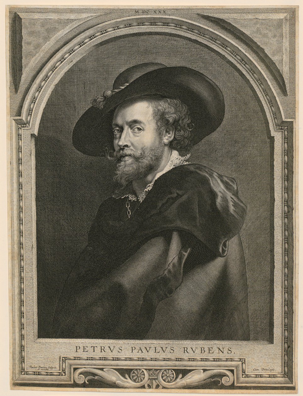 Portret Petera Paula Rubensa autorstwa Paulus Pontius