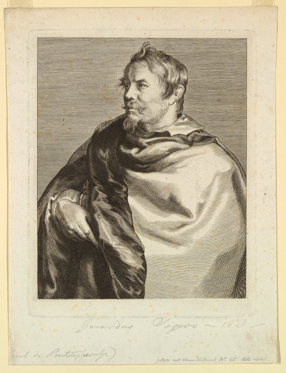 Portret Gerarda Seghersa z ikon książąt męskich autorstwa Paulus Pontius