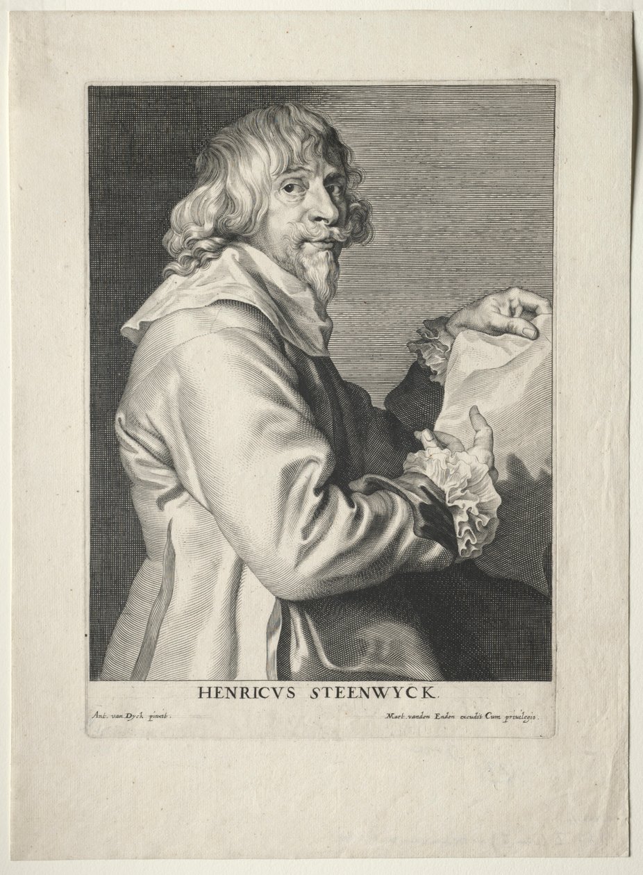 Portret Henri van Steenwycka. autorstwa Paulus Pontius