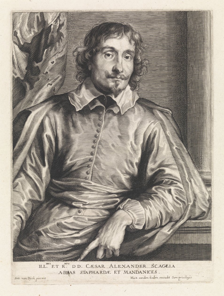Portret Cesare Alessandro Scaglia autorstwa Paulus Pontius