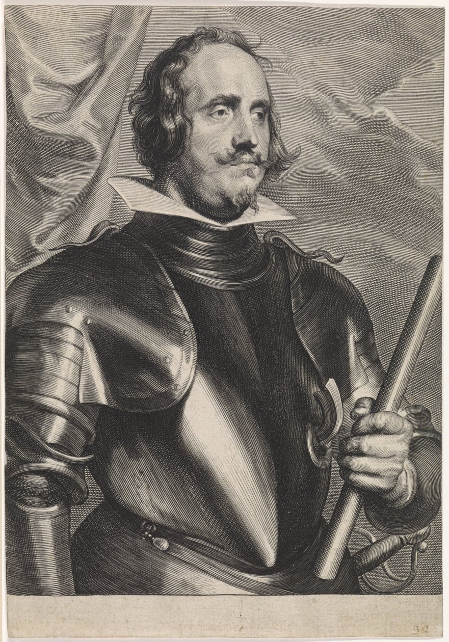 Portret Emanuela Frockasa, hrabiego de Feria autorstwa Paulus Pontius