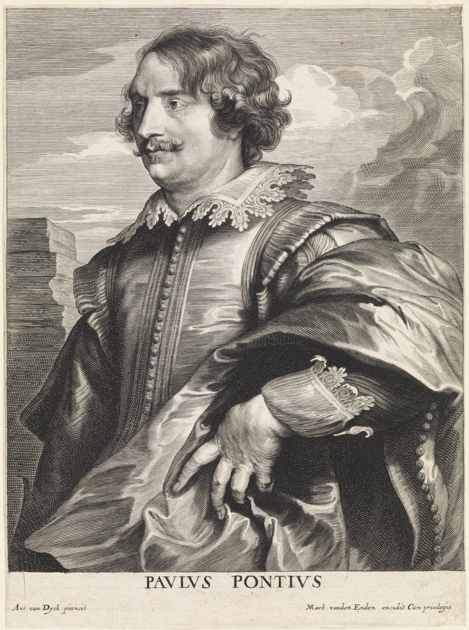 Portret rytownika Paulusa Pontiusa autorstwa Paulus Pontius
