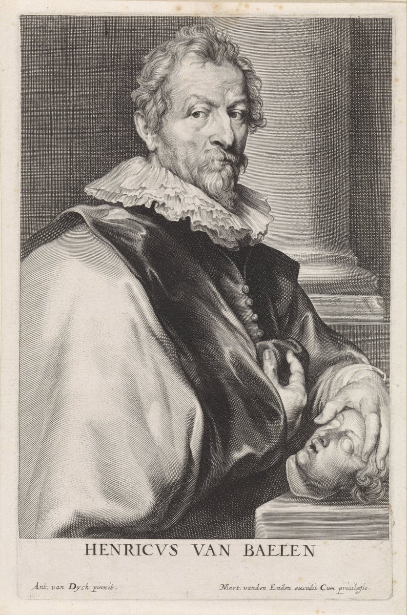 Portret malarza Hendrika van Balena (I) autorstwa Paulus Pontius
