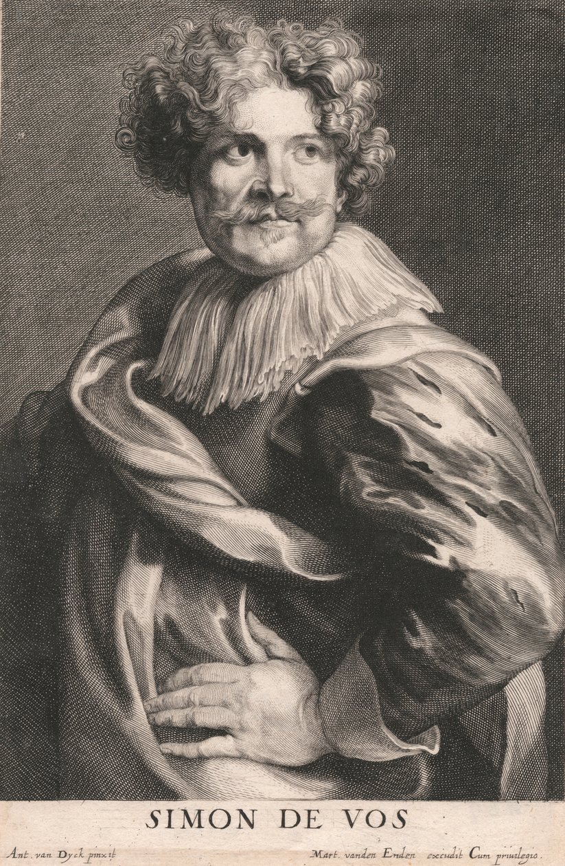 Szymon de Vos autorstwa Paulus Pontius