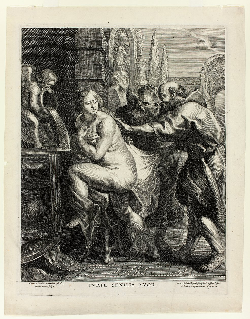 Zuzanna i starcy autorstwa Paulus Pontius