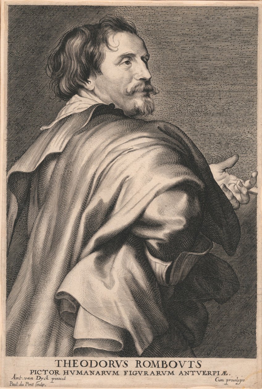 Theodorus Rombouts autorstwa Paulus Pontius
