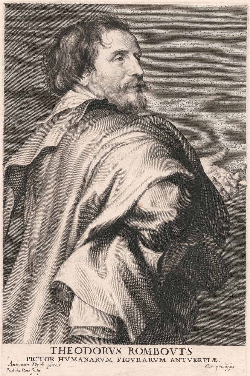 Theodore Rombouts, malarz postaci ludzkich z Antwerpii autorstwa Paulus Pontius