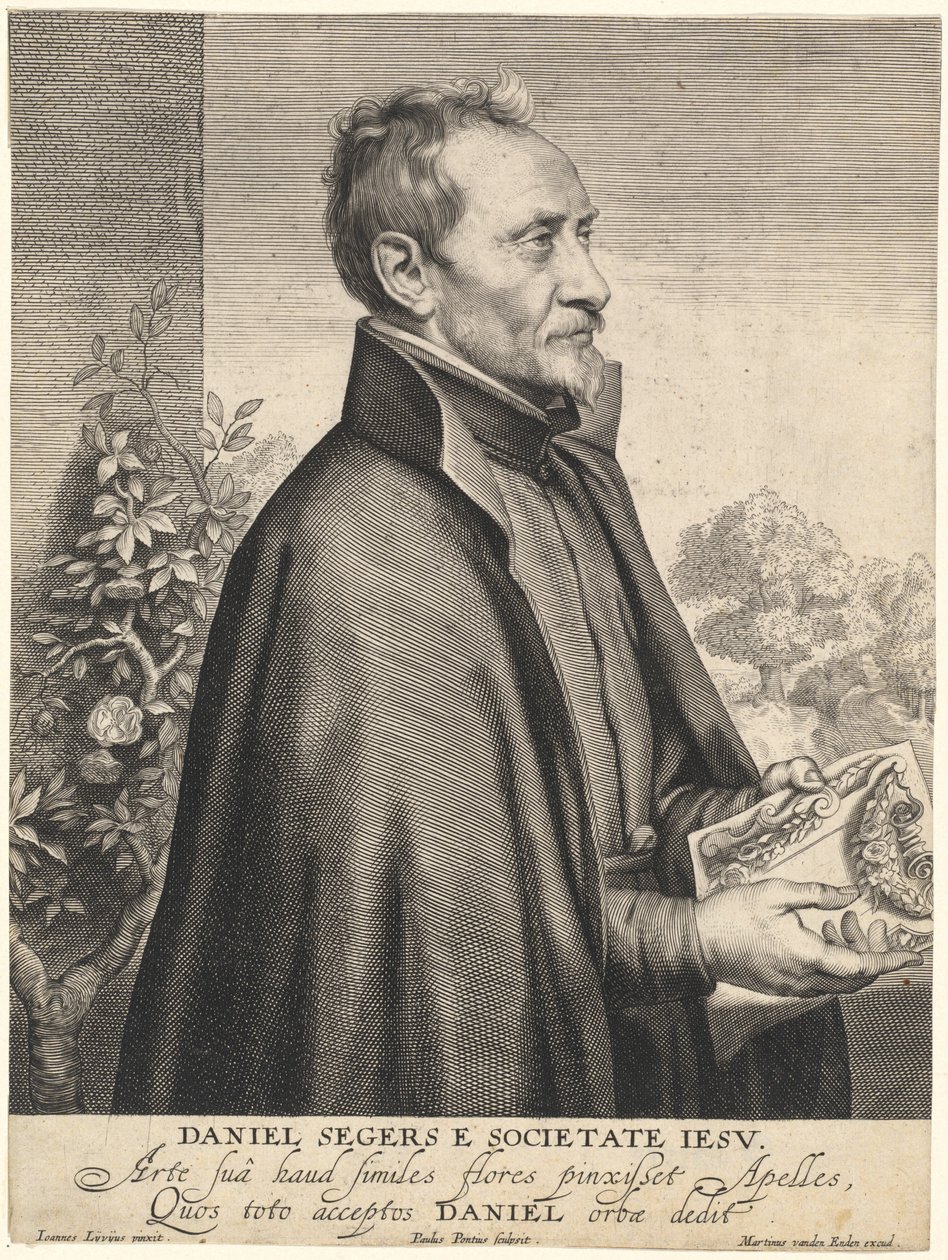 Daniel Segers, ksiądz jezuita autorstwa Paulus Pontius after Jan Lievens