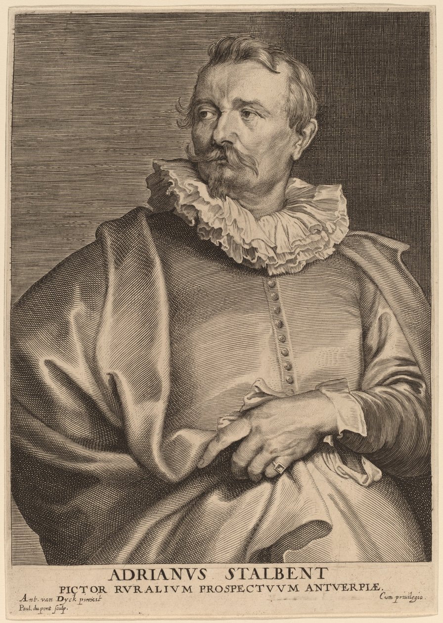 Adrian z Stalbemt autorstwa Paulus Pontius after Sir Anthony van Dyck