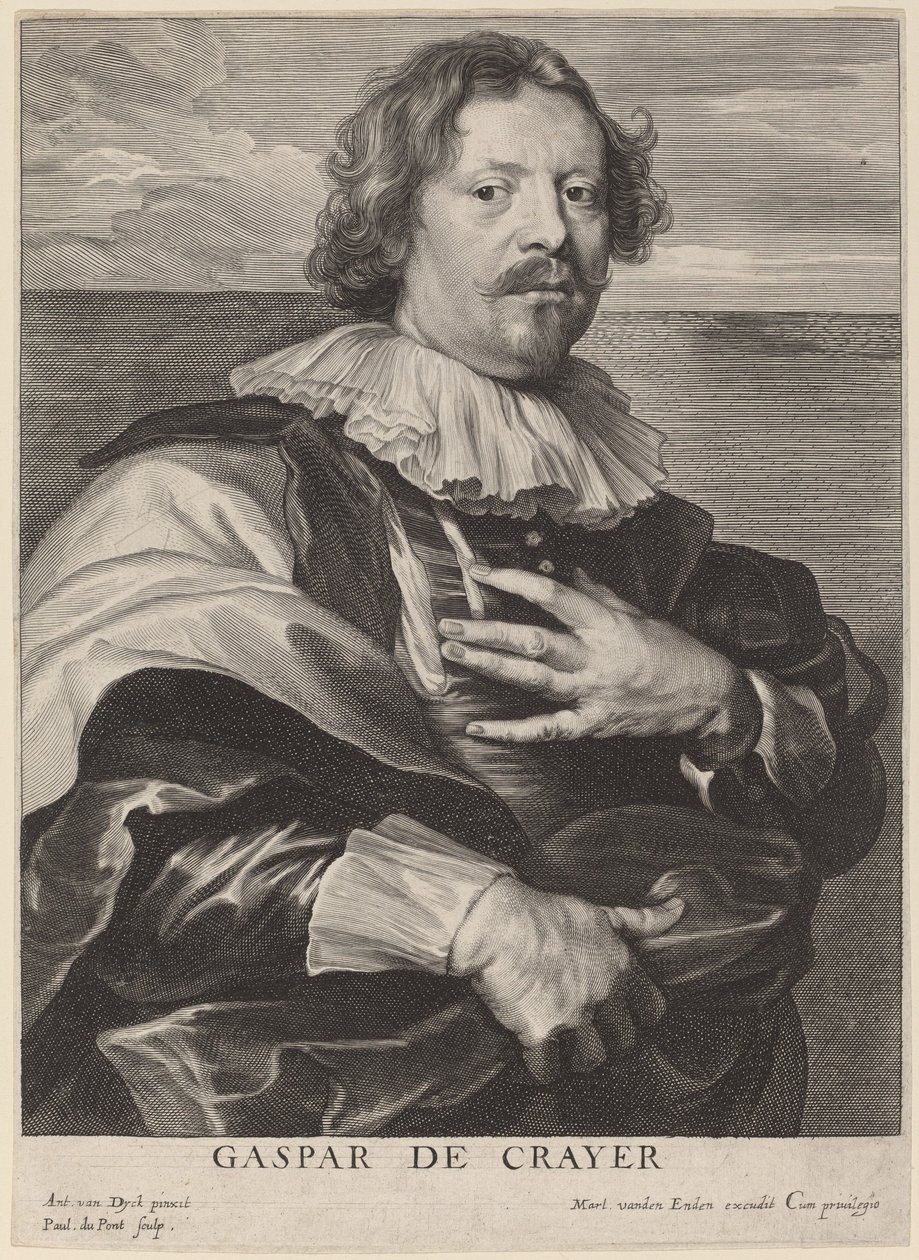 Caspar de Crayer autorstwa Paulus Pontius after Sir Anthony van Dyck