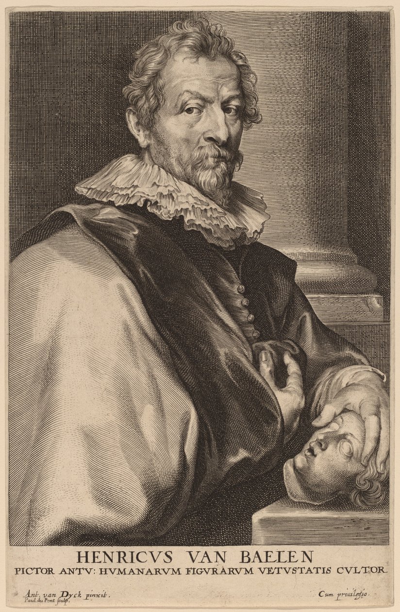 Hendrick van Balen autorstwa Paulus Pontius after Sir Anthony van Dyck
