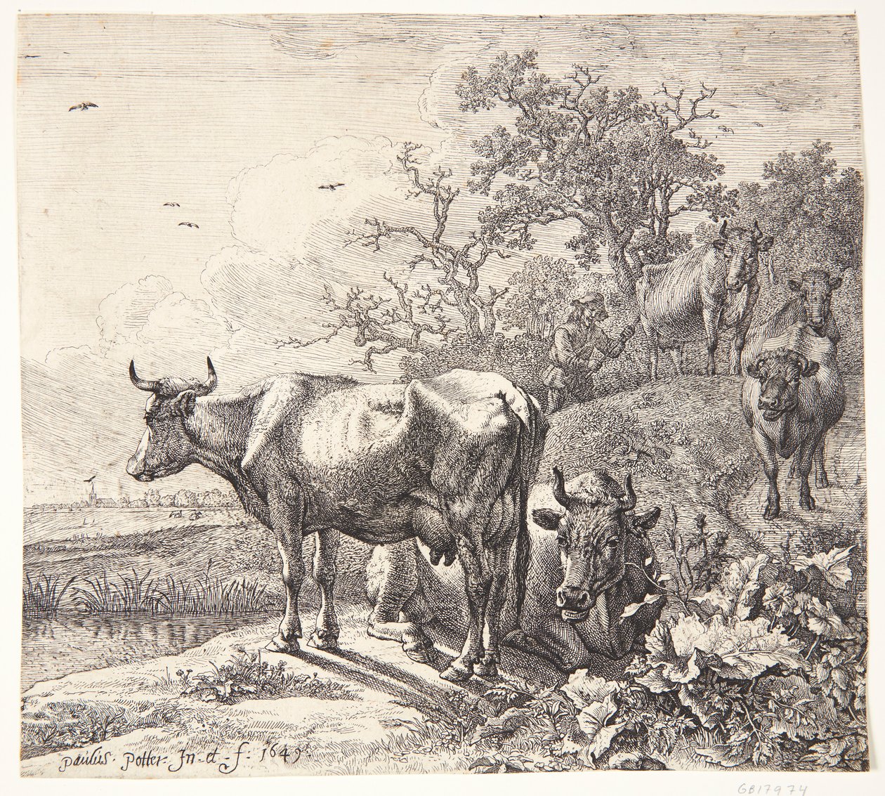 Pasterz krów autorstwa Paulus Potter