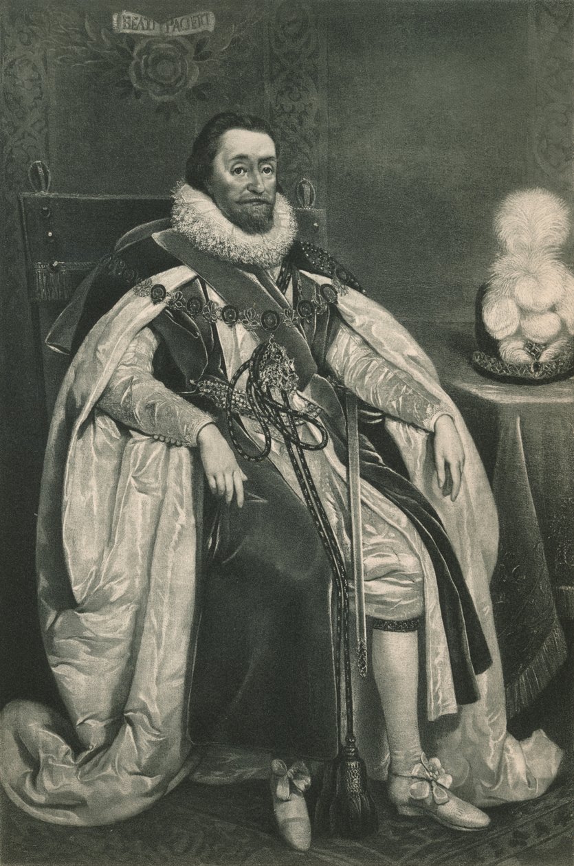 Król Jakub I i VI, 1603, 1904 autorstwa Paulus van Somer