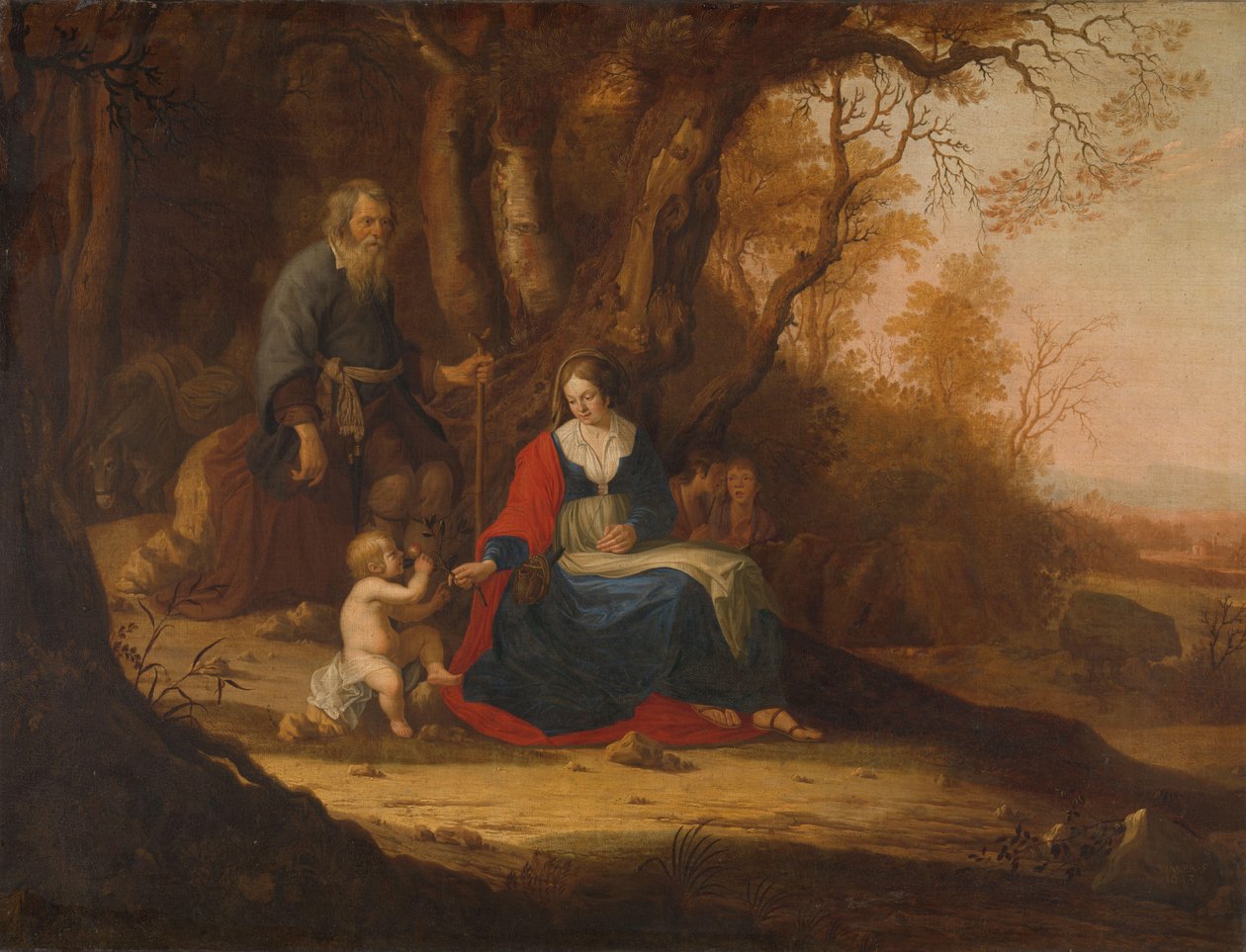 Odpocznij w locie do Egiptu autorstwa Paulus van Vianen (II)