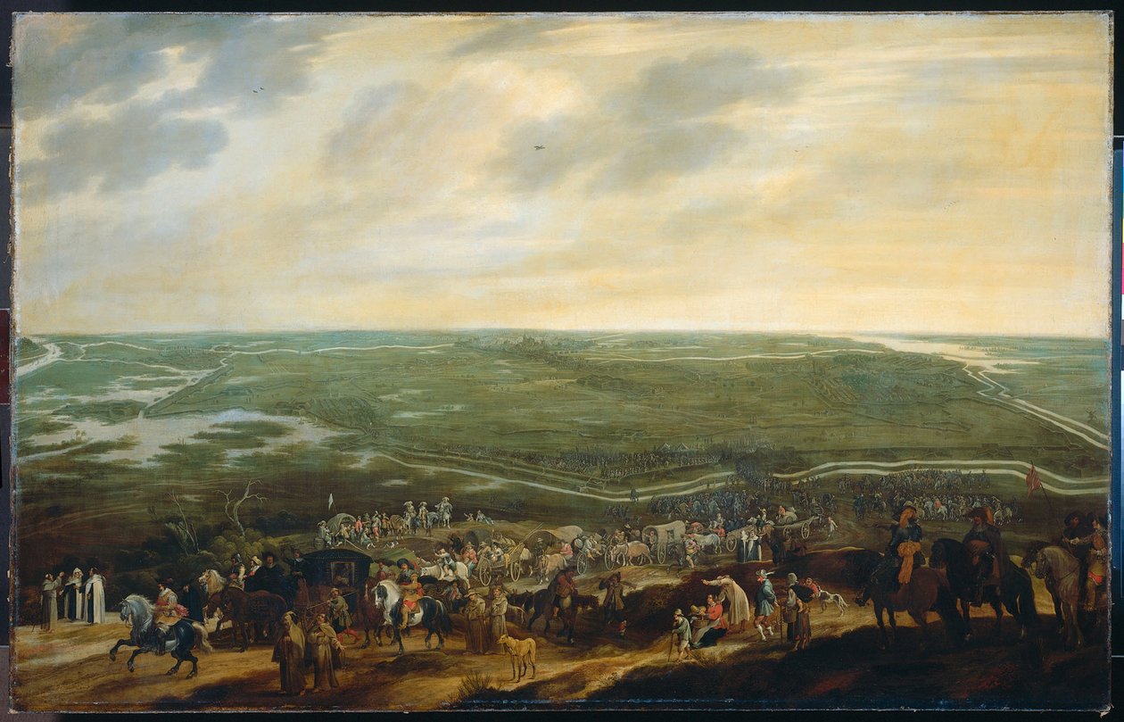 Pokonany garnizon hiszpański opuszczający s-Hertogenbosch, 17 września 1629 autorstwa Pauwels van Hillegaert
