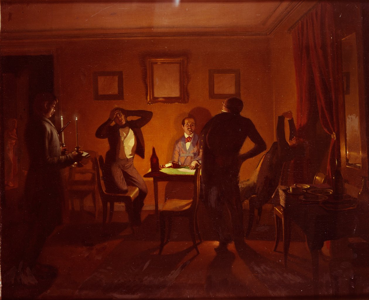 Hazardziści, 1852 autorstwa Pavel Andreevich Fedotov