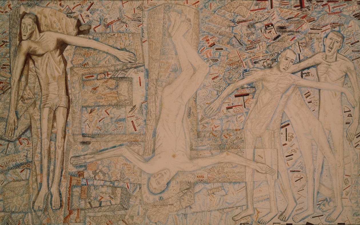Egzekucja, 1912 autorstwa Pavel Nikolayevich Filonov