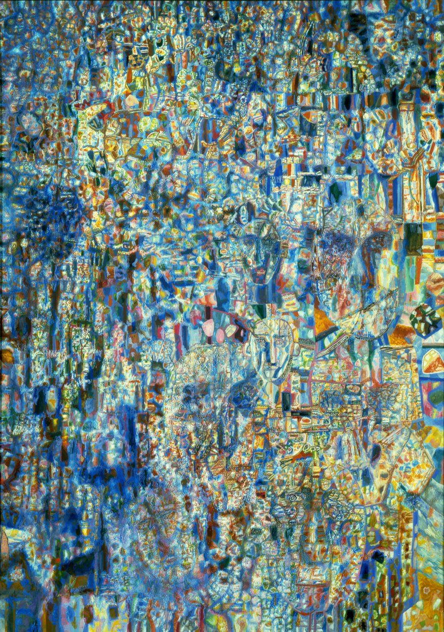 Ludzie, 1930 autorstwa Pavel Nikolayevich Filonov