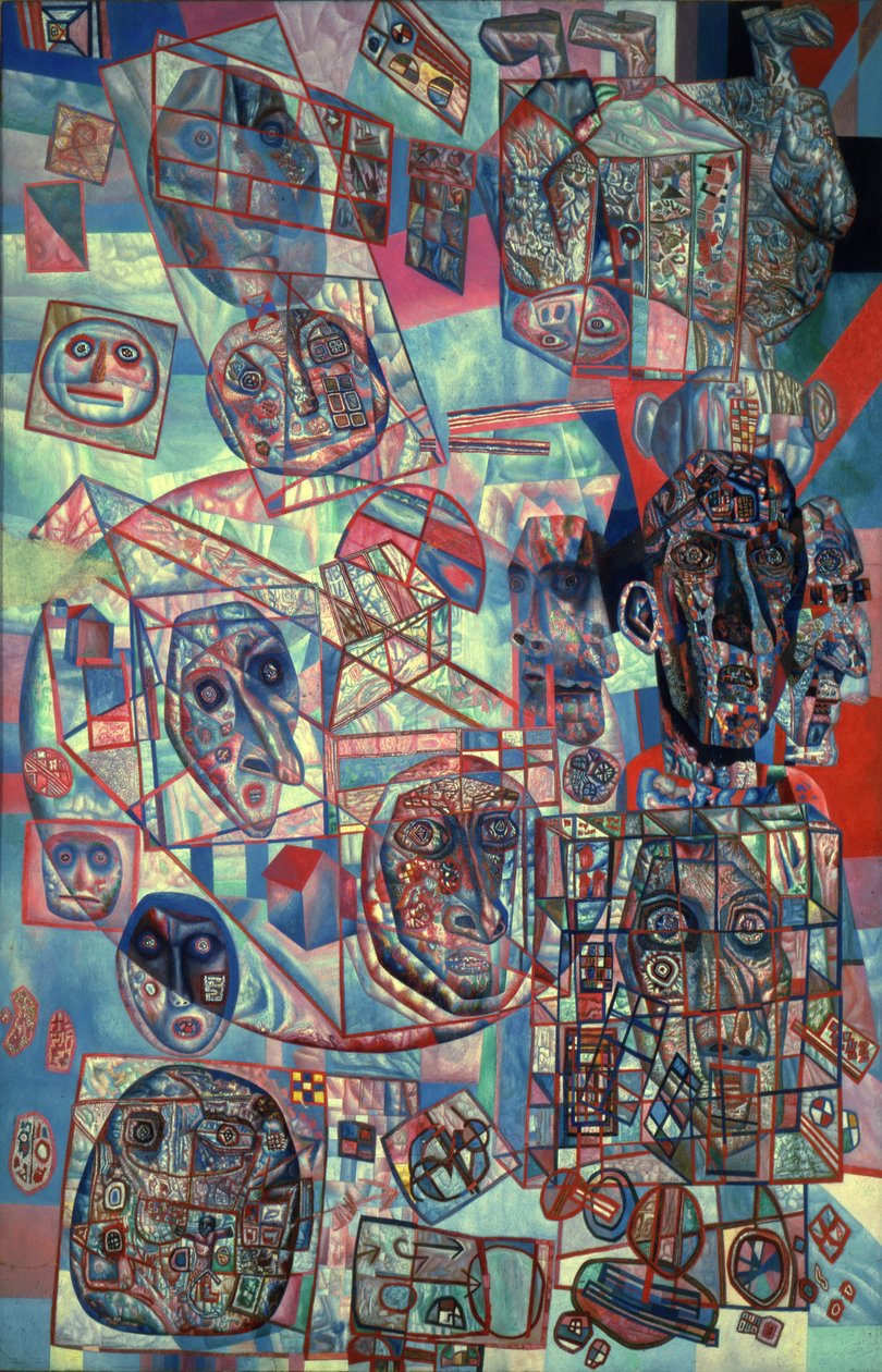 Człowiek na świecie, 1925 autorstwa Pavel Nikolayevich Filonov