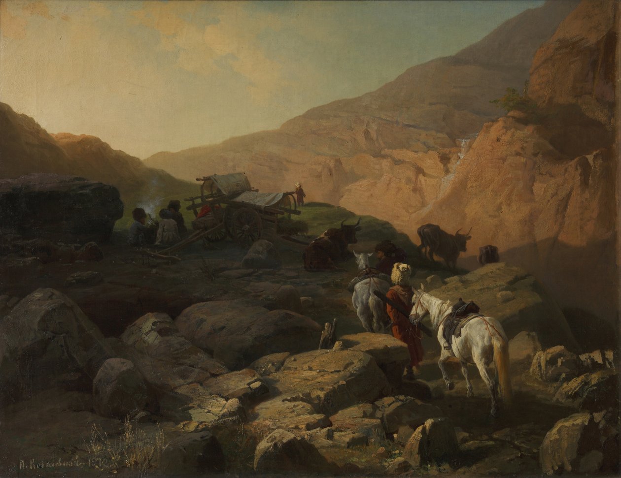 Kaukaz, 1872 autorstwa Pavel Osipovich Kovalevsky