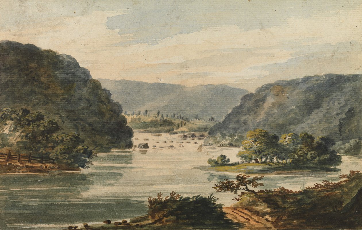Widok na Potomac w Harpers Ferry, 1811-ca. 1813. autorstwa Pavel Petrovic Svin