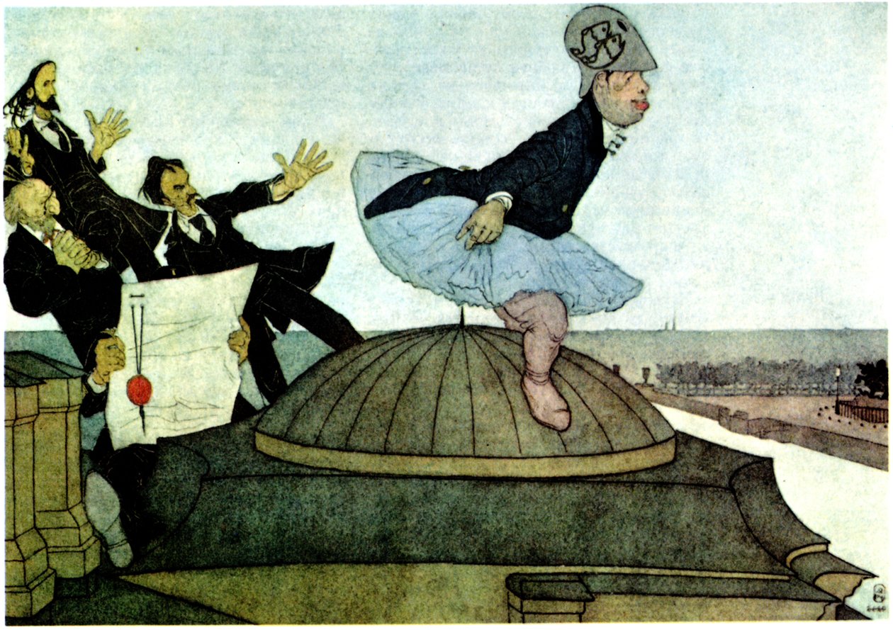 Nowa Minerwa Triumf Siergieja Dyagilewa, 1901 autorstwa Pavel Yegorovich Shcherbov