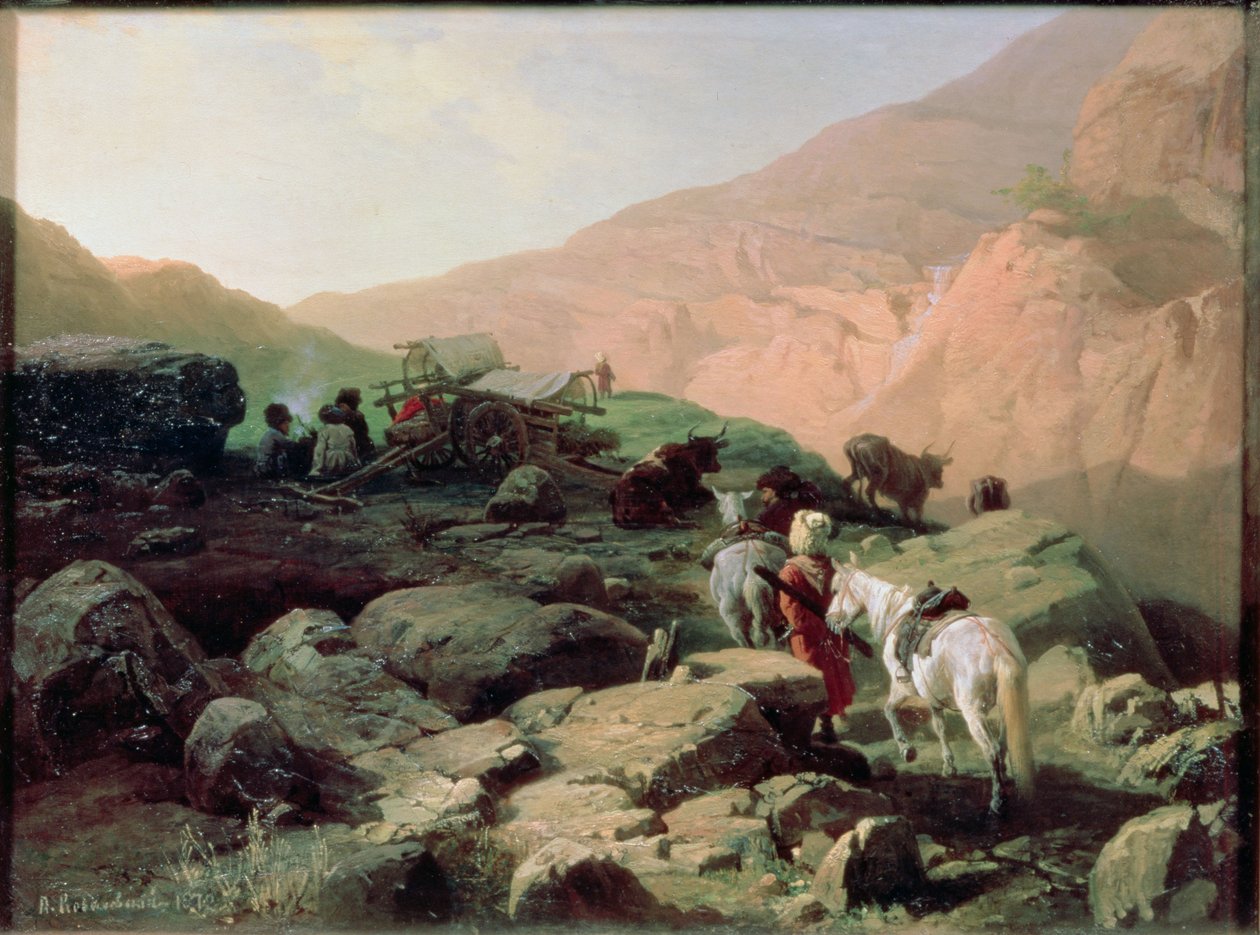 Kaukaz, 1872 autorstwa Pawel Kowalewsky