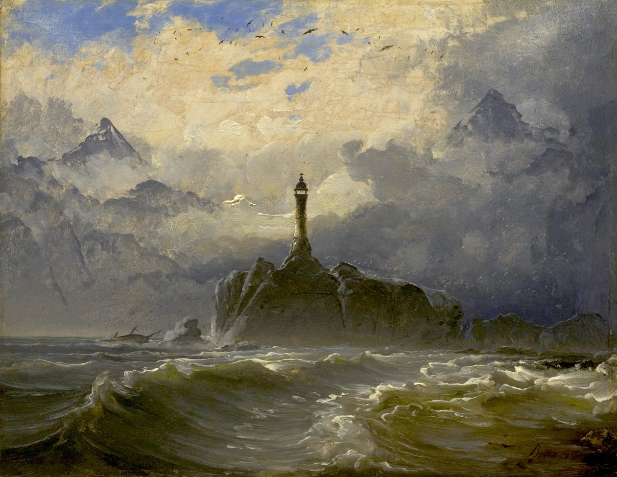 Pejzaż morski, 1849 autorstwa Peder Balke