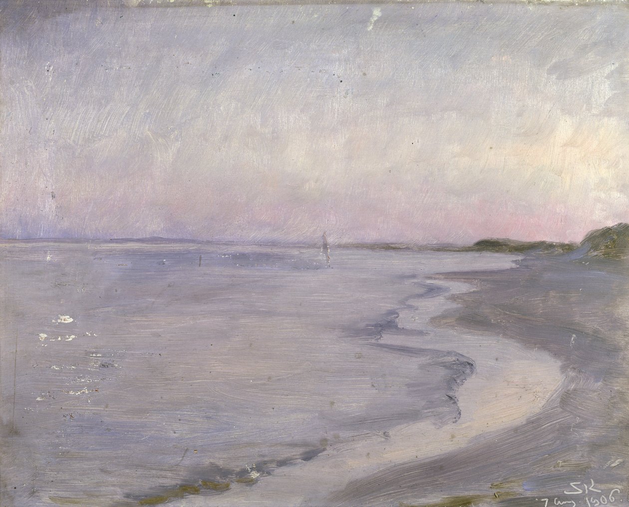 Scena przybrzeżna autorstwa Peder Severin Krøyer