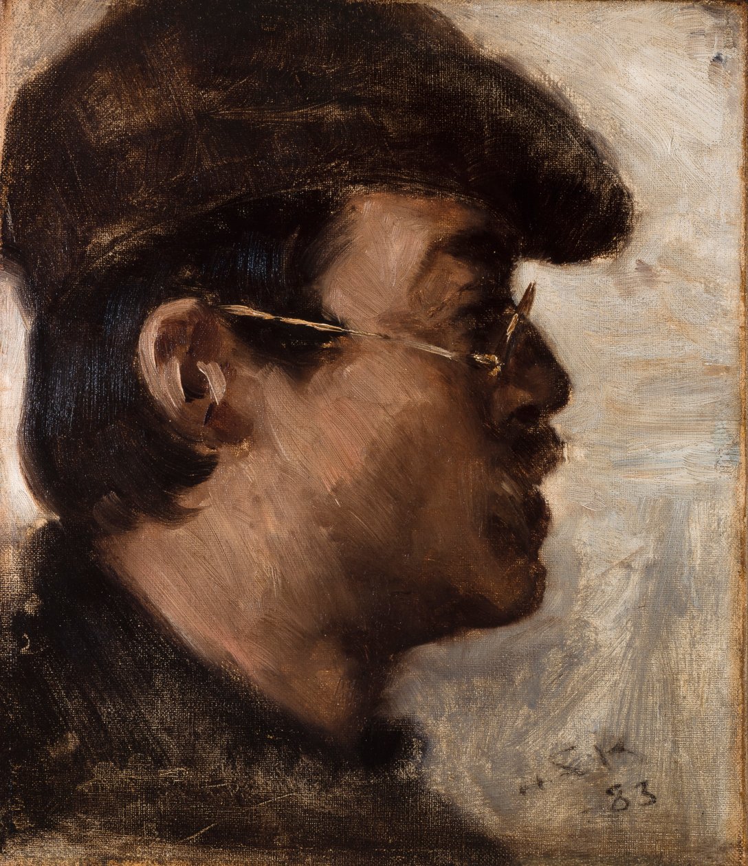 Eilif Peterssen autorstwa Peder Severin Krøyer