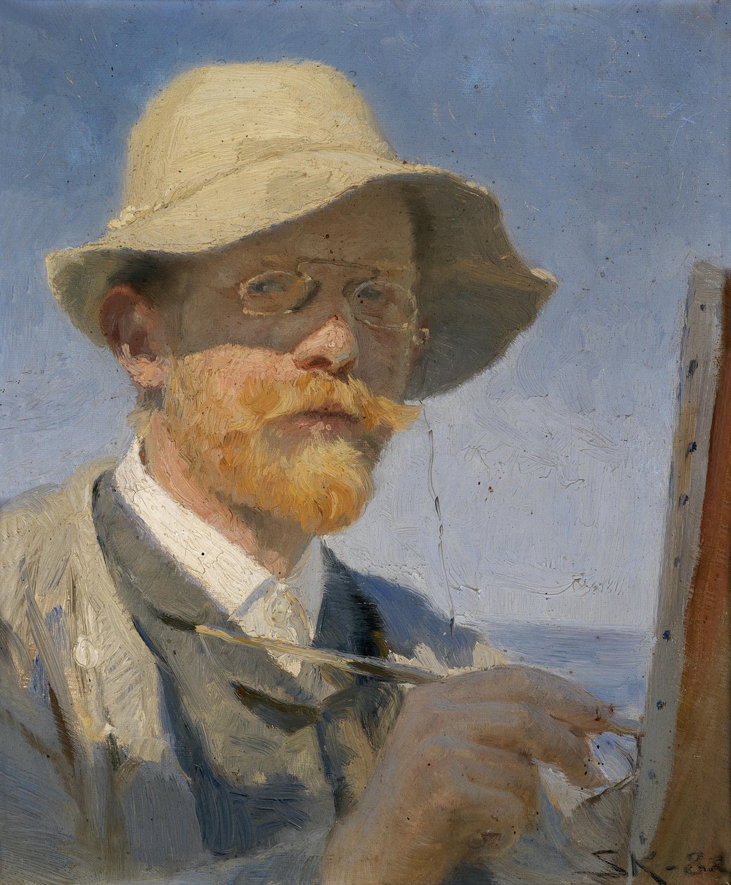 Autoportret autorstwa Peder Severin Krøyer