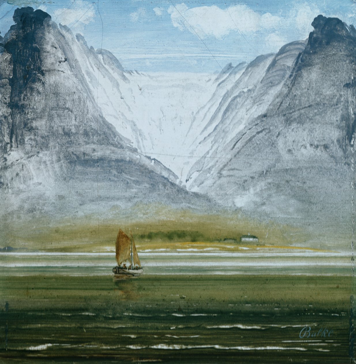 Lodowiec autorstwa Peder Balke