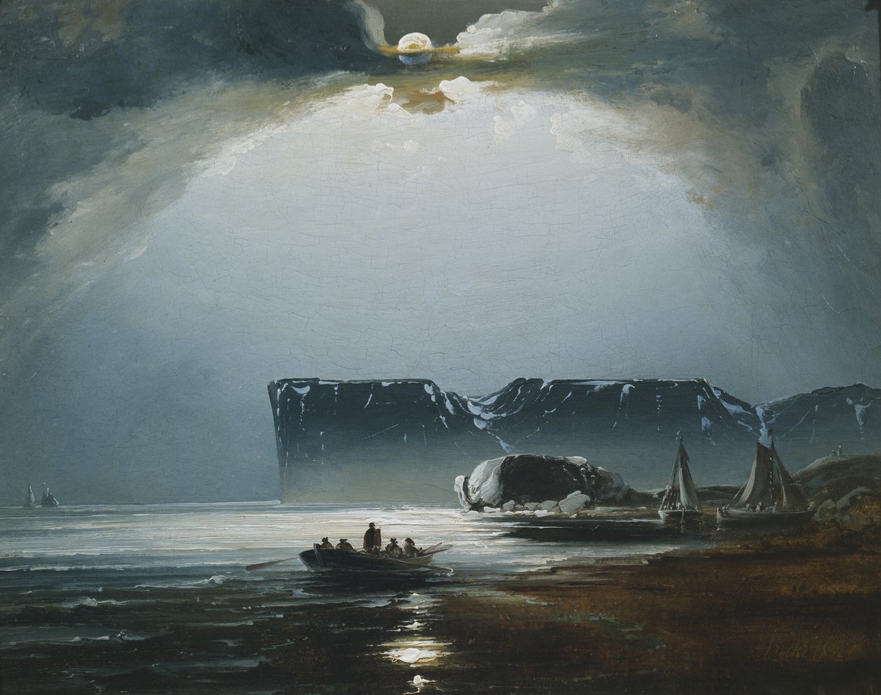 Przylądek Północny (olej na płótnie) autorstwa Peder Balke