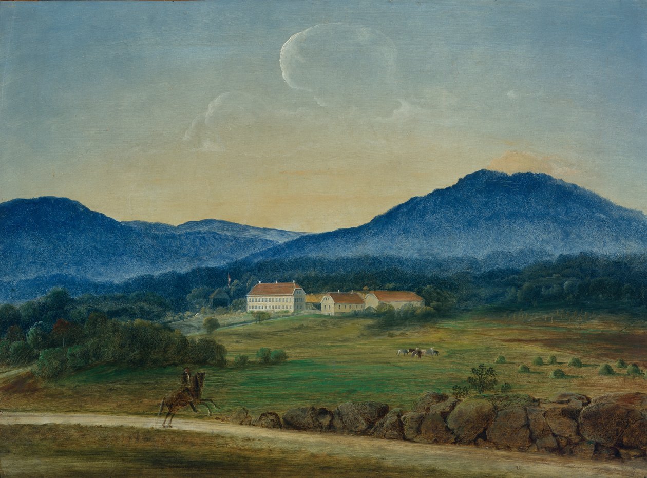 Ryżowy dwór autorstwa Peder Balke