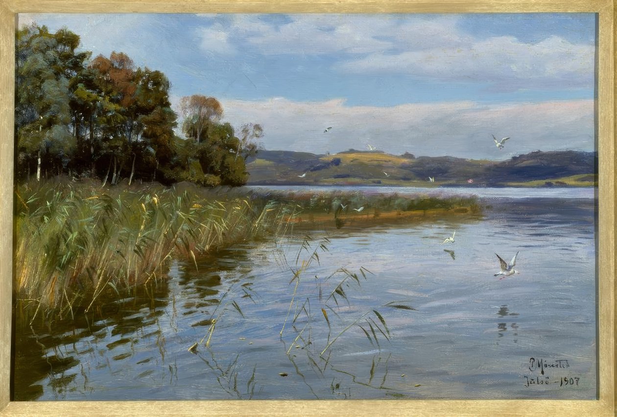 Letni dzień nad jeziorem autorstwa Peder Monsted