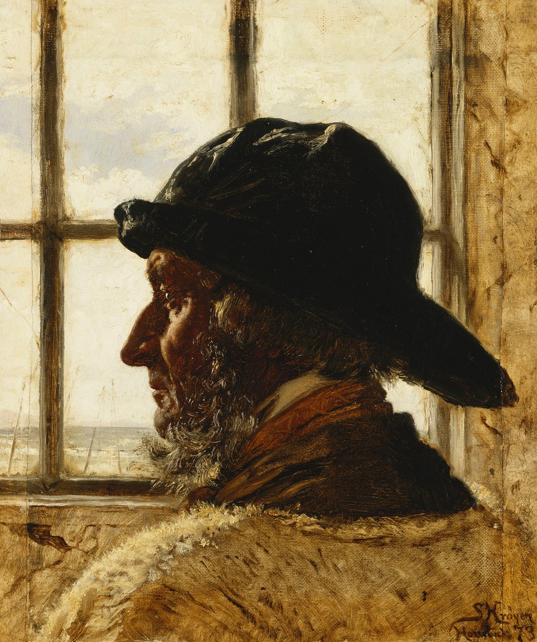 Stary rybak, 1873 autorstwa Peder Severin Krøyer