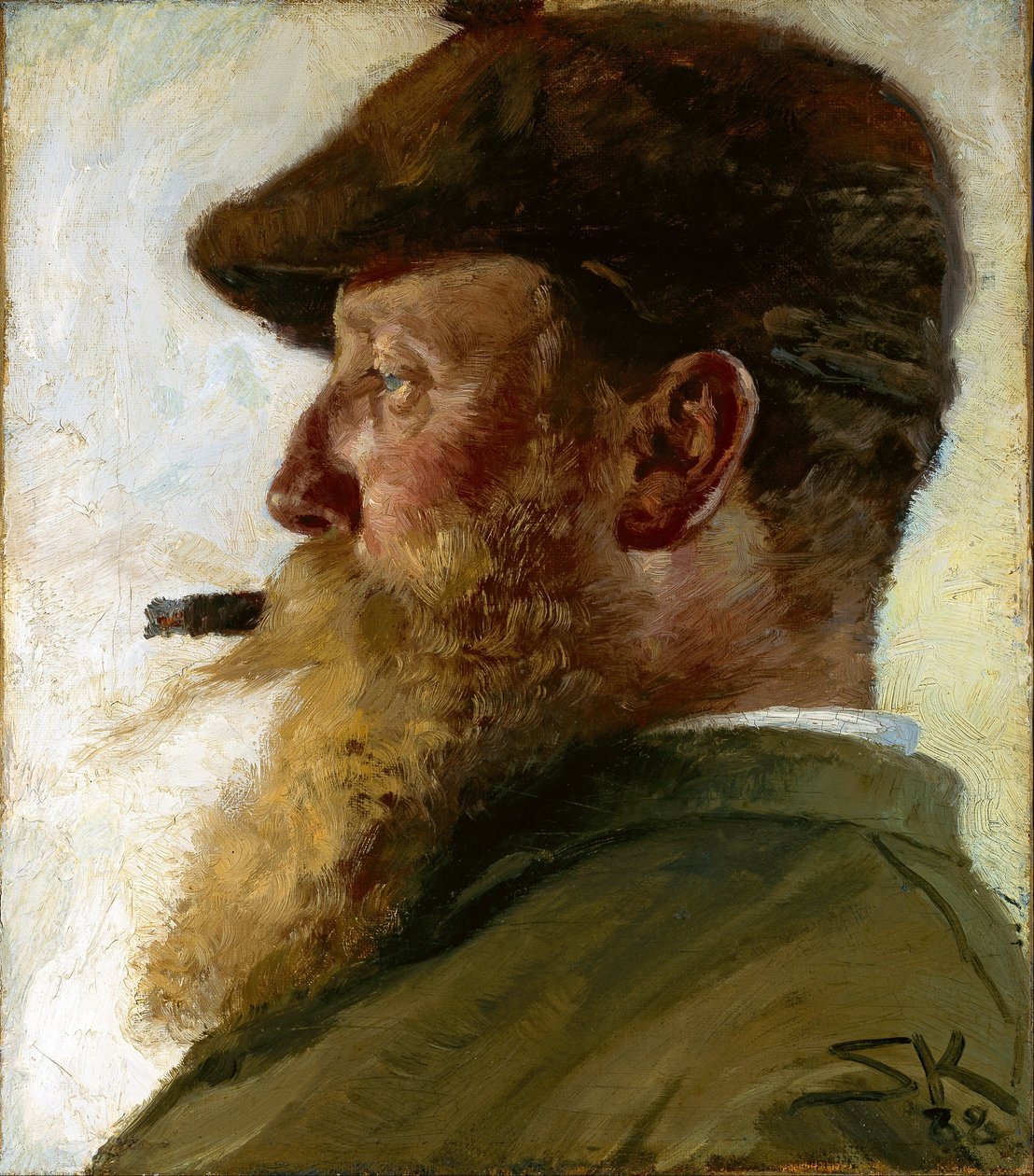 Christian Krohg autorstwa Peder Severin Krøyer