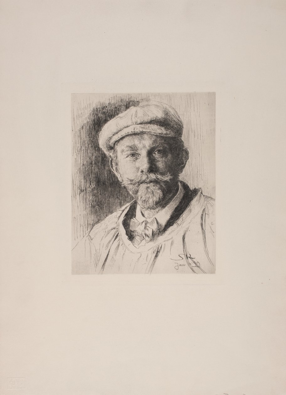 Duński: Autoportret autorstwa Peder Severin Krøyer
