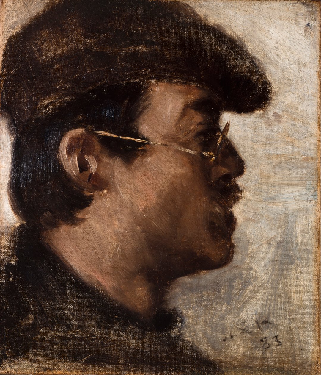 Eilif Peterssen autorstwa Peder Severin Krøyer