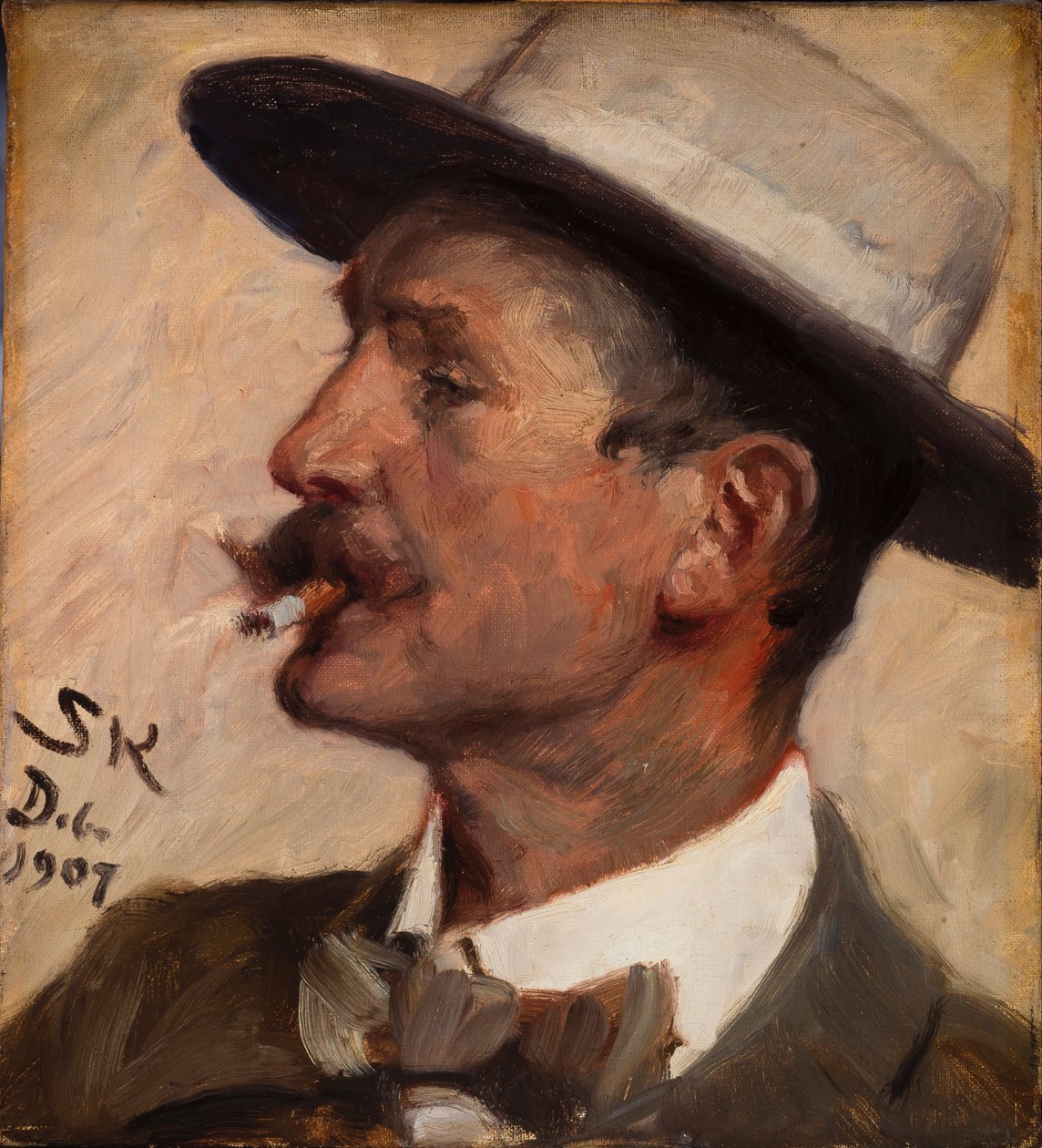 Hans Gyde Petersen autorstwa Peder Severin Krøyer