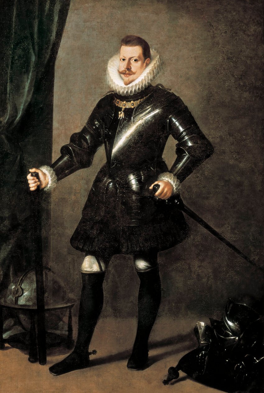 Portret króla Hiszpanii Filipa III (1578-1621) autorstwa Pedro Antonio Vidal