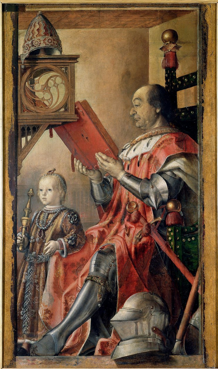 Podwójny portret Fryderyka III de Montefeltro (Federico da Montefeltro autorstwa Pedro Berruguete