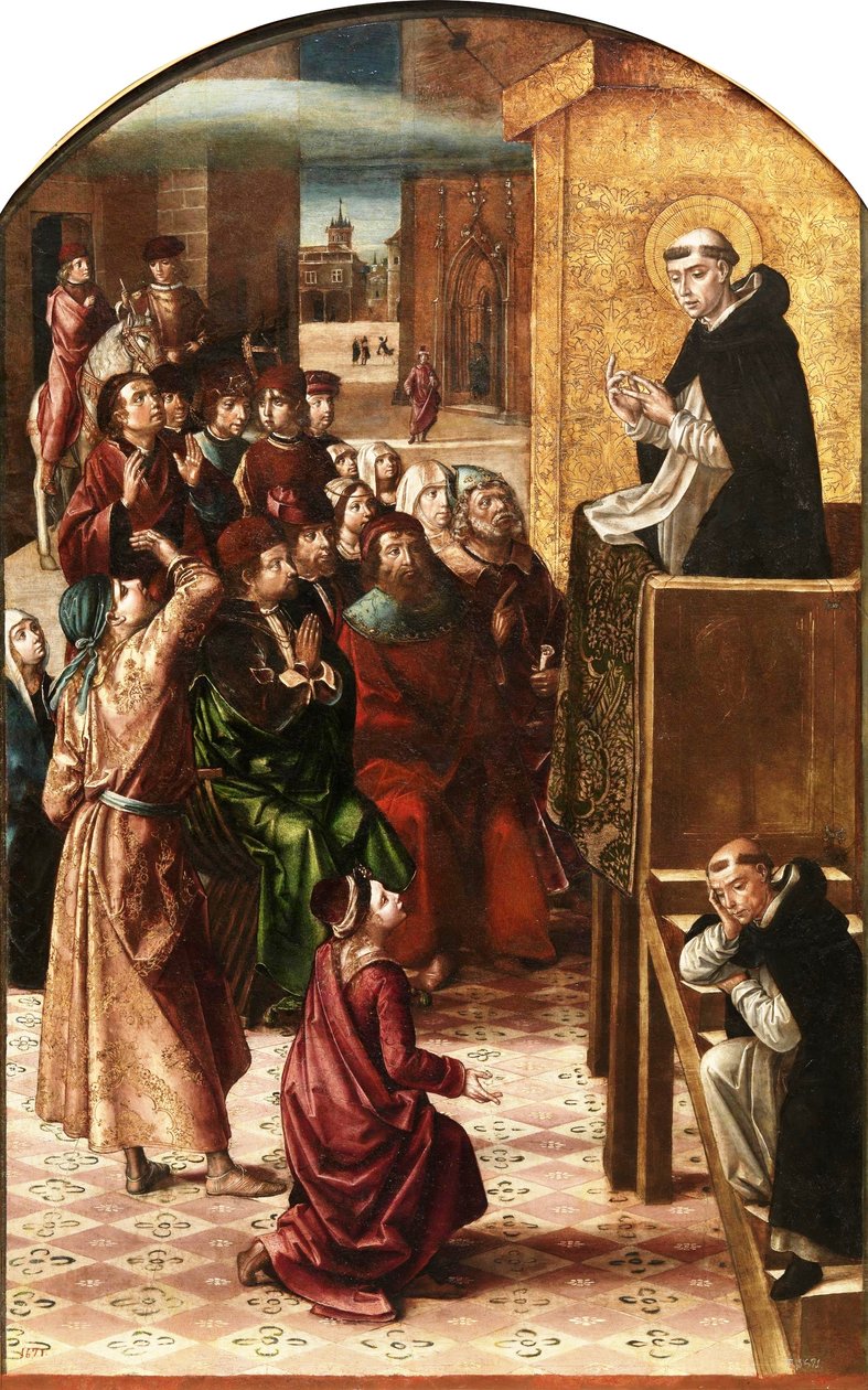 Cud w chmurze, ok. 1495 autorstwa Pedro Berruguete