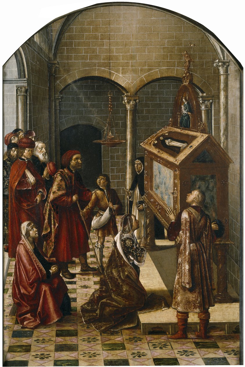 Grób św. Piotra Męczennika, 1493-1499 autorstwa Pedro Berruguete