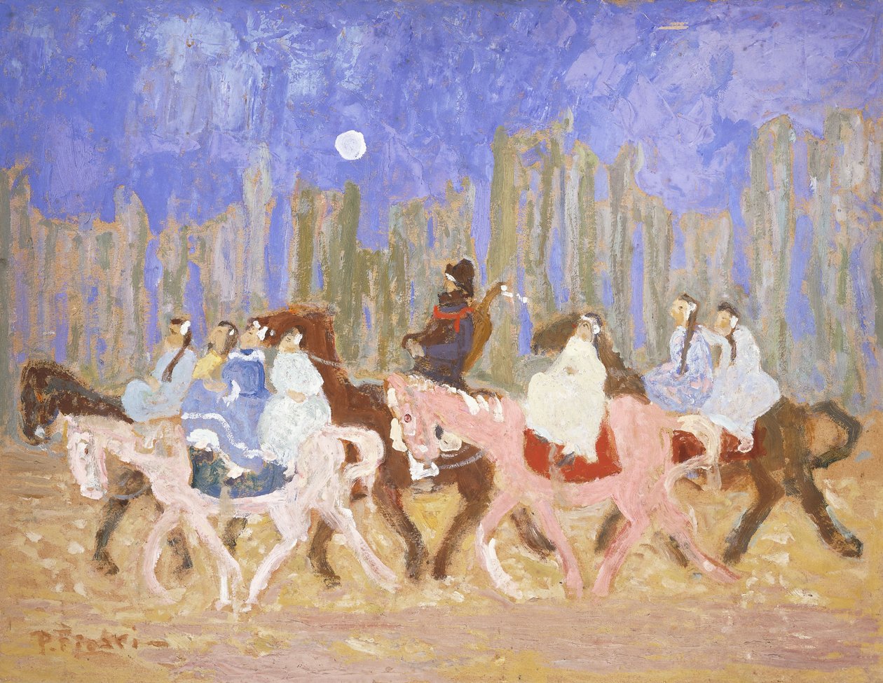 Na imprezę; A la Fiesta autorstwa Pedro Figari