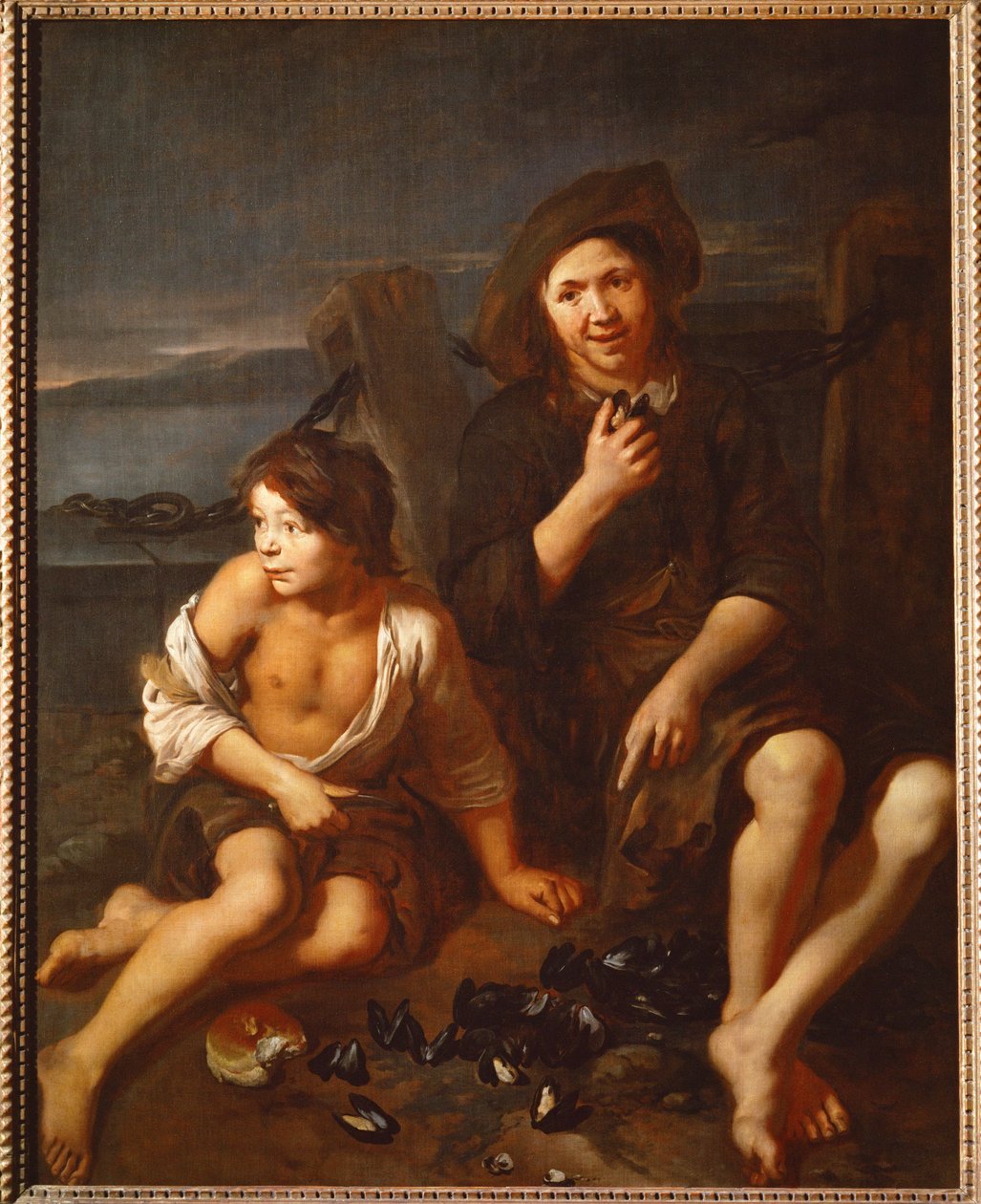 Les mangeurs de moules - Zjadacze małży ... autorstwa Pedro Nunez de Villavicenzio