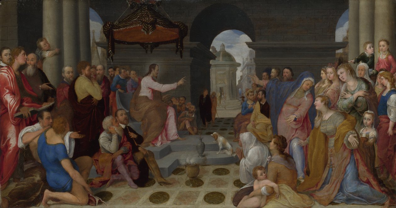 Nawrócenie Marii Magdaleny, ok. 1562-1563 autorstwa Pedro de Campaña